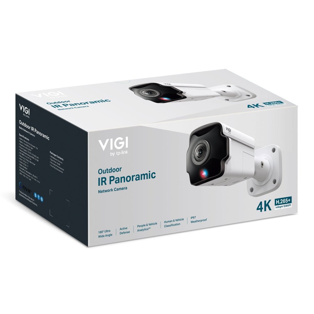 InSight S385PI | VIGI 8MP Outdoor IR Panoramic Bullet Network Camera - Sydney Security & Data
