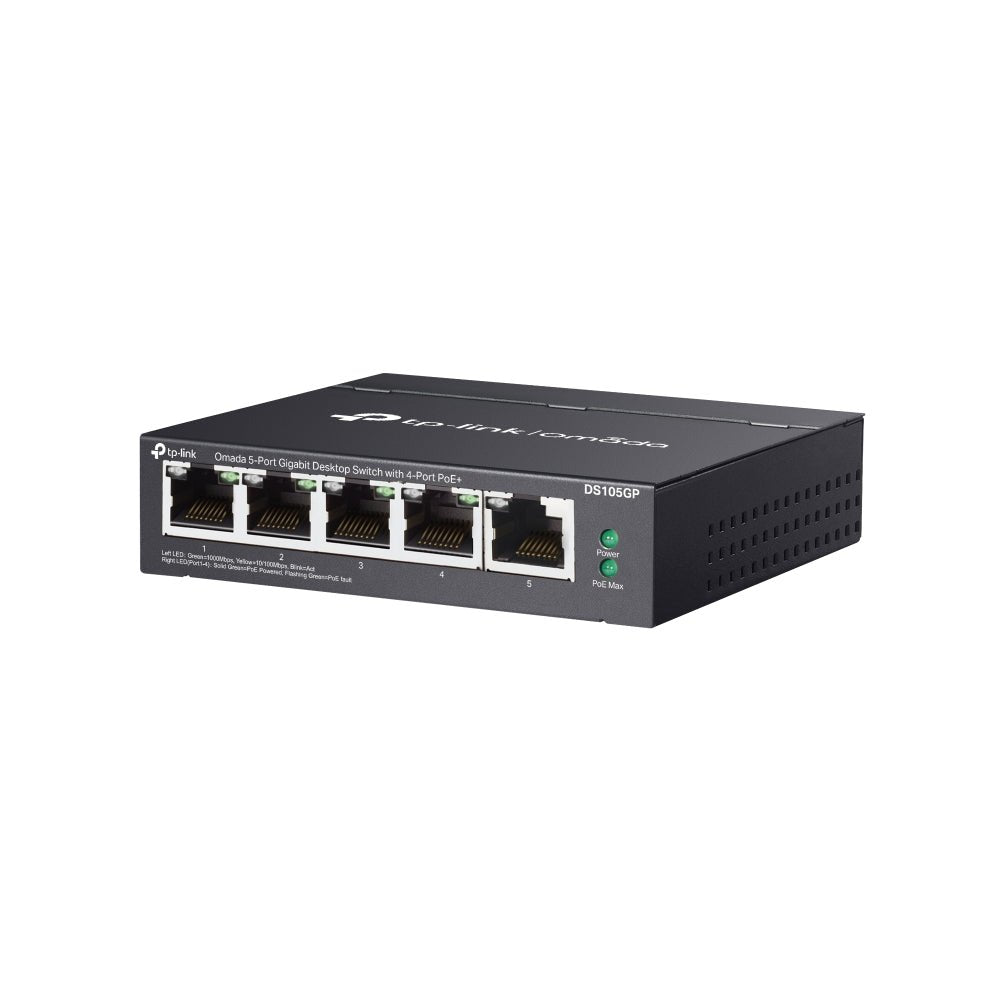 DS105GP | Omada 5 - Port Gigabit Desktop Switch with 4 - Port PoE+ - Sydney Security & Data