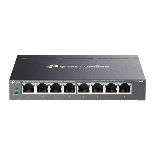 DS108GP | Omada 8 - Port Gigabit Desktop Switch with 8 - Port PoE+ - Sydney Security & Data