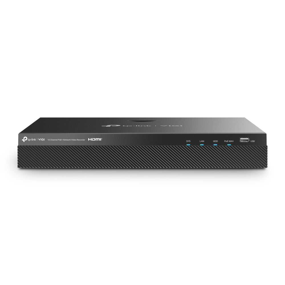 VIGI NVR2016H - 16MP | VIGI 16 Channel PoE+ Network Video Recorder - Sydney Security & Data