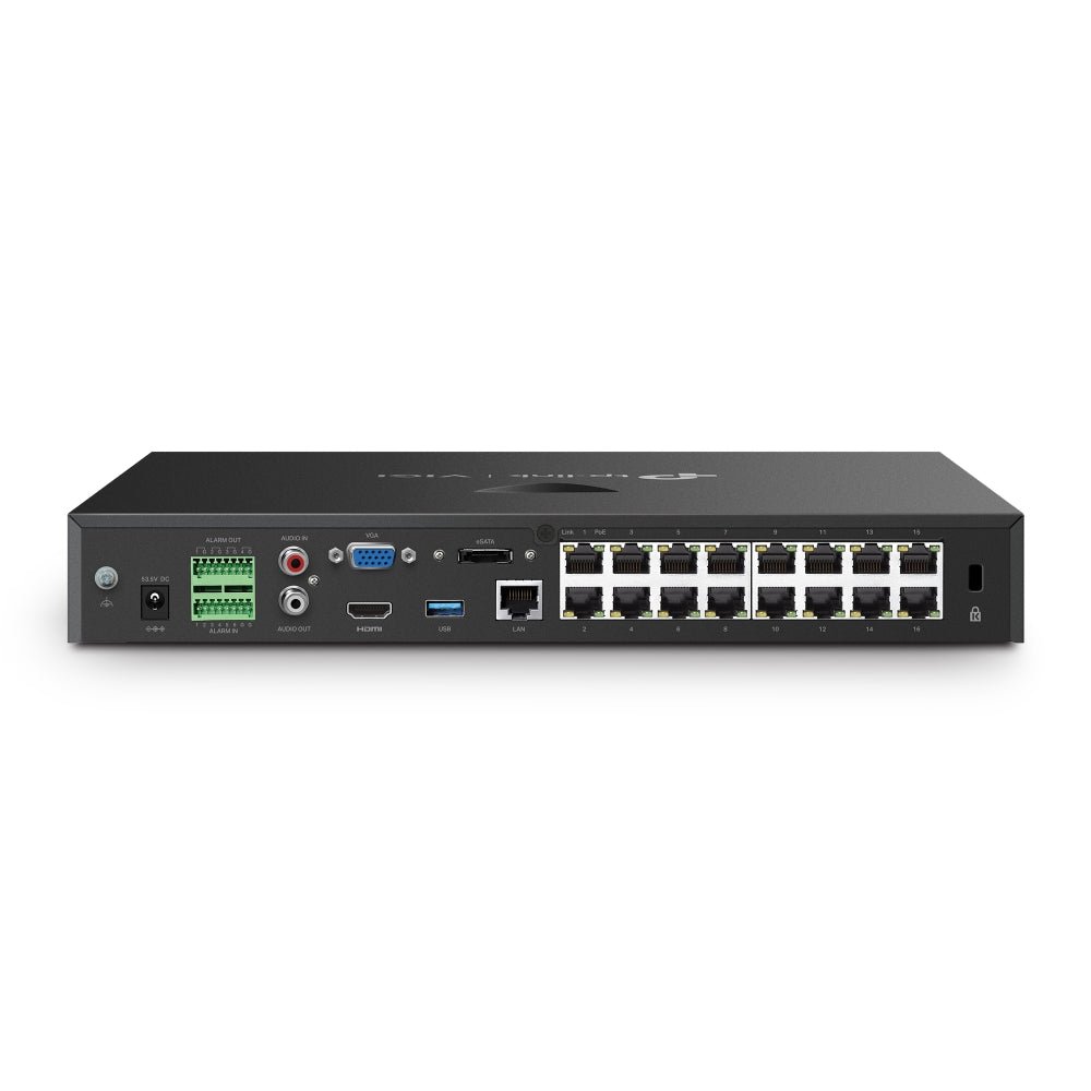 VIGI NVR2016H - 16MP | VIGI 16 Channel PoE+ Network Video Recorder - Sydney Security & Data